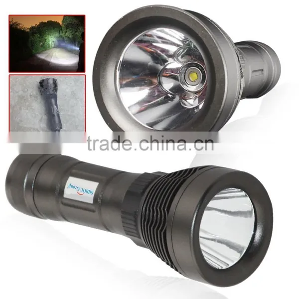 700 Lumens XML-T6 LED Diving Flashlight Aluminum Rotating Magnetic Switch Flashlight Torch photo-3