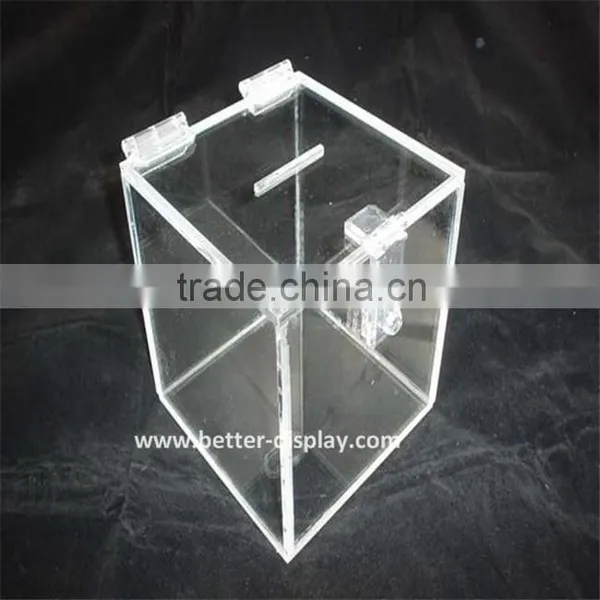 Wholesale Acrylic Collection Boxes for Charity photo-2