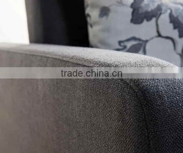 Salon Furniture Waiting Sofa Upholstery Sofa With Soft Cushion photo-6