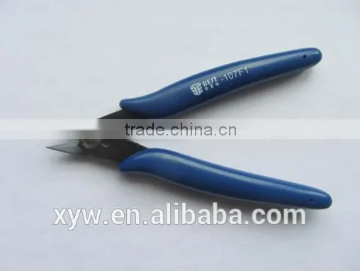 BEST 107F1 Professional Blue Handle Pliers Tool Micro Nippers Sharp Diagonal Electronics Cutters For Lead & Soft Material photo-2
