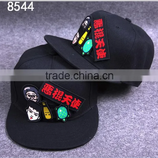 Custom Flat Brim 5 Panel Snapbacks Hats and Caps photo-4