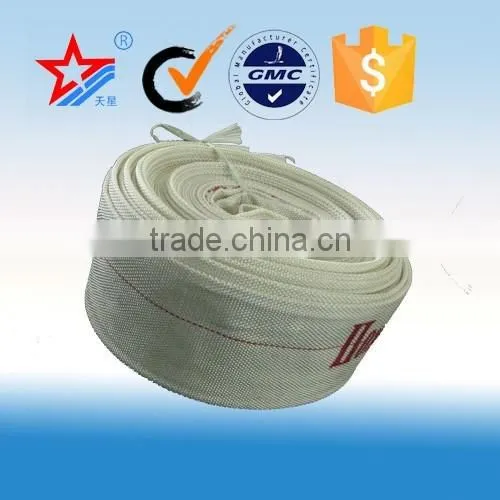 10 Inch PVC Mixed Rubber Lined Canvas Fire Hose