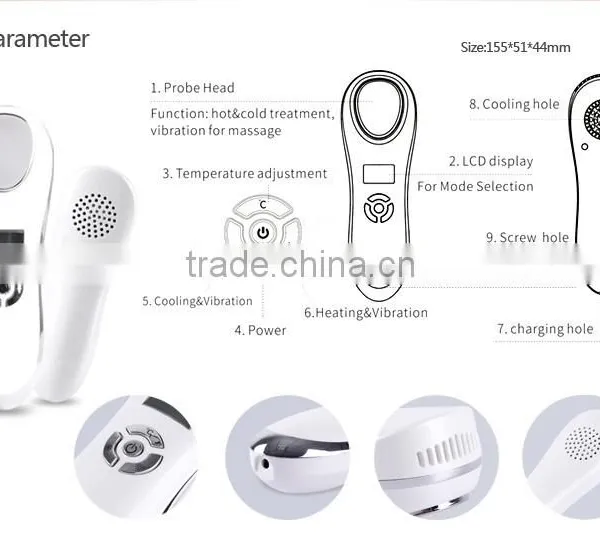 Hot and Cold Hammer Facial Machine Hot and Cold Facial Vibration Massager photo-3