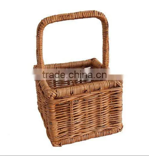 Promotional Handle Wicker Wine Basket