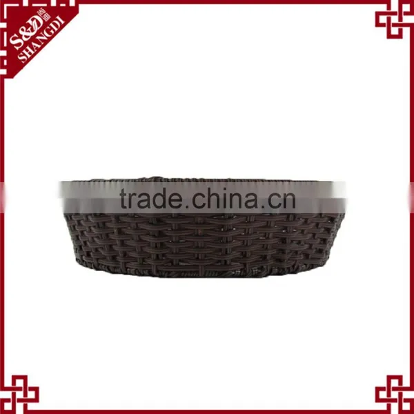 New Wholesale 3 Tier Rattan Basket Fruit and Vegetable Supermarket Display photo-5