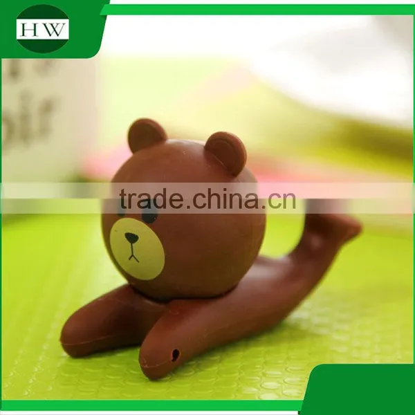 Mini Silicone Portable Cartoon Desktop Table Cell Mobile Phone Bracket Stand Support Holder photo-4