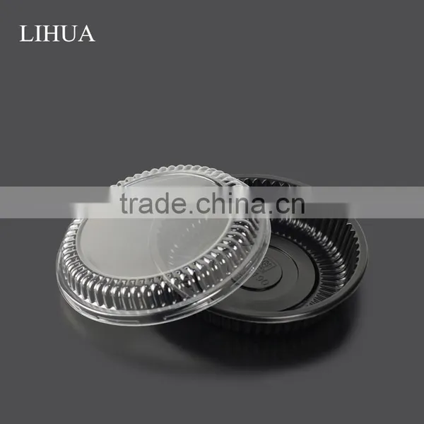 Disposable Plastic Round Food Container,Plastic Take Away Food Packaging Box, Plastic Round Sushi Container photo-4