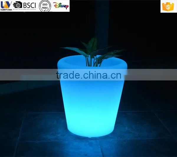 Smart Control Plastic Light up Flower Pot photo-5