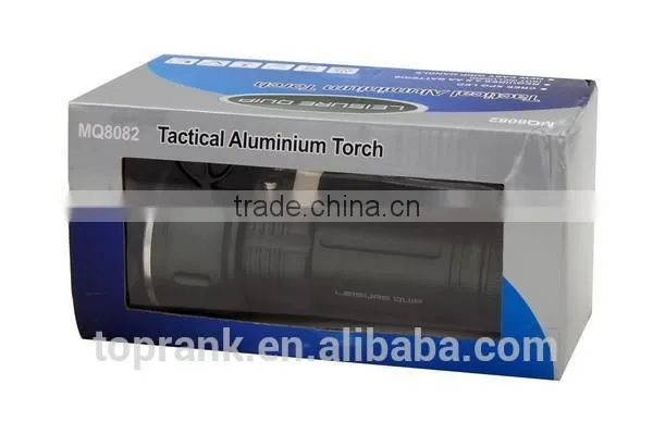 TOPRANK High Power LED Flashlight Torch LED; Aluminium Tactical Flashing, High Lumen Torch for Outdoor Use photo-2