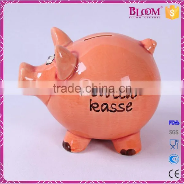 Factory Direct Sale Unique Pig Ceramic Money Box photo-2