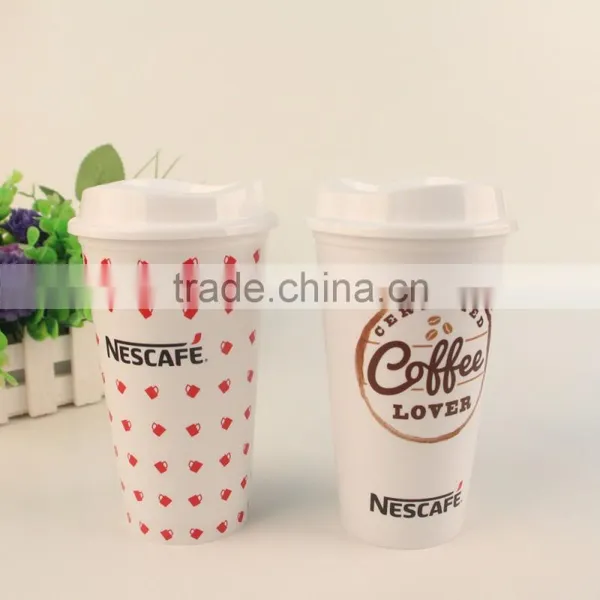 16 Ounce Single Walled Bpa Free Plastic Travel Mug Starbuckss Coffee Mug photo-4