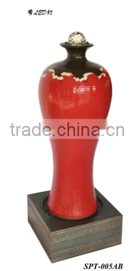 home decor classic water fountain lobby vase decoration