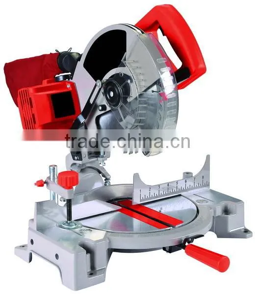 10" 1800W Power Aluminium Wood Cutting Table Saw Machine Electric Belt-drive 254mm Miter Saw GW8023B photo-4