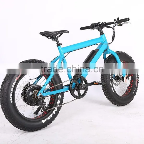 20 Inch Popular no Foldable Electric Bike Fat Tire E-bike Aluminum Alloy Frame Electric Fat Bike photo-2