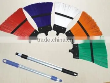 PAHS Telescopic PP Garden Brush Broom ,BSCI Professional Out Door Sweep Brush, Yard Broom Brush Manufacturing photo-3