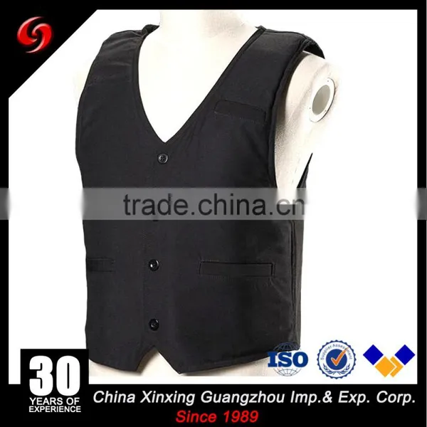 NIJ IIIA Concealable Soft Bullet Proof Vest 0.3 Square Meters Aramid PE Sale photo-2