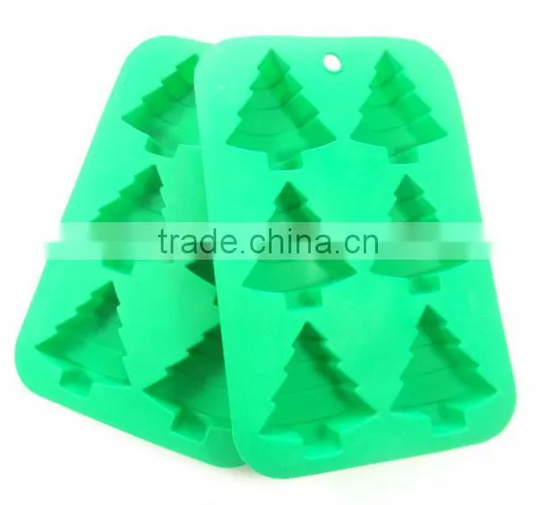 Silicone Molds Christmas Tree Shaped Mold Funny Silicone Cake Mold photo-2