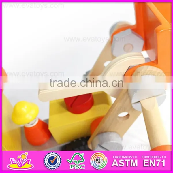 2016 New Design Kids Diy Changeable Wooden Nut Toy W03C023 photo-6