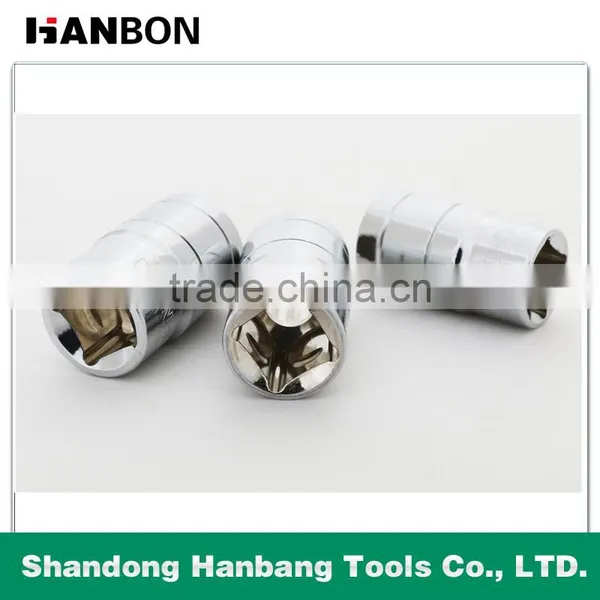 1/2" Dr. Metric Mirror Surface Cr-V 12PT Socket photo-5