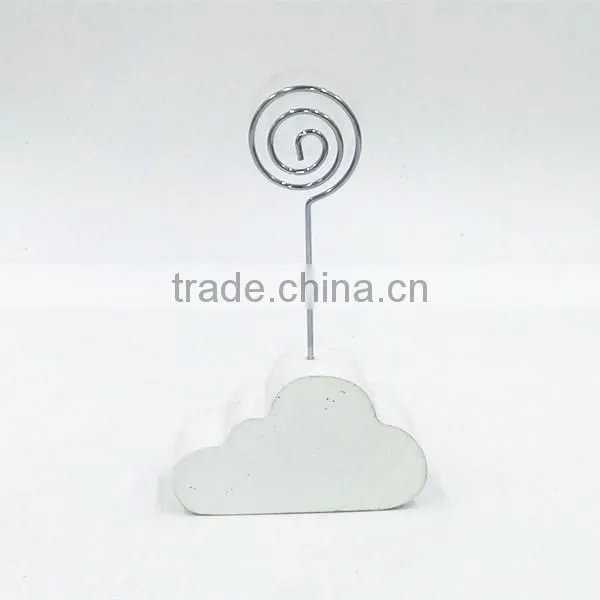 Wood and Iron Decoration Name Card Holder photo-5