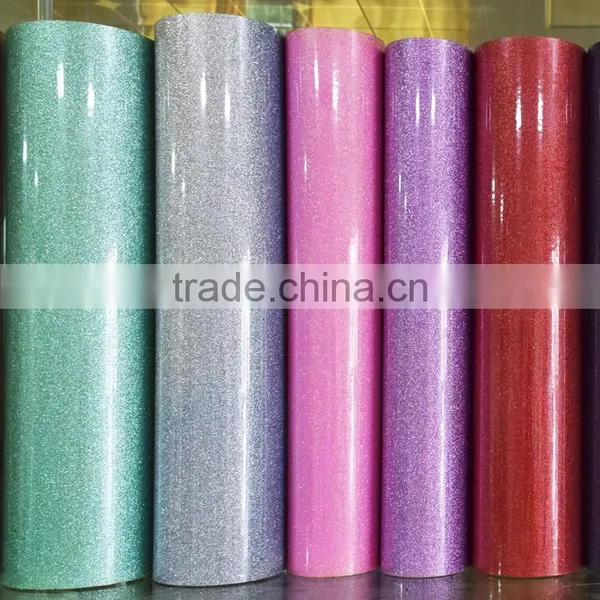 YESUN Factory Supply PVC Transfer Vinyl Heat Transfer Glitter Iron on Vinyl photo-2