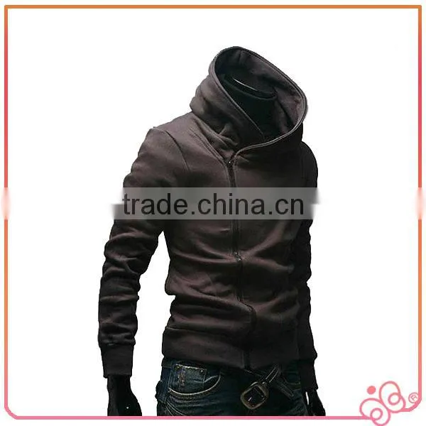 Fleece Long Sleeve 100%polyester Plain Fashion Winter Men Colthes photo-4