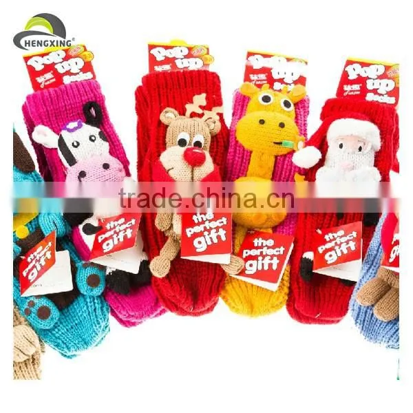 Design Your Own 3D Cow Knitted Girls Tube Socks photo-4