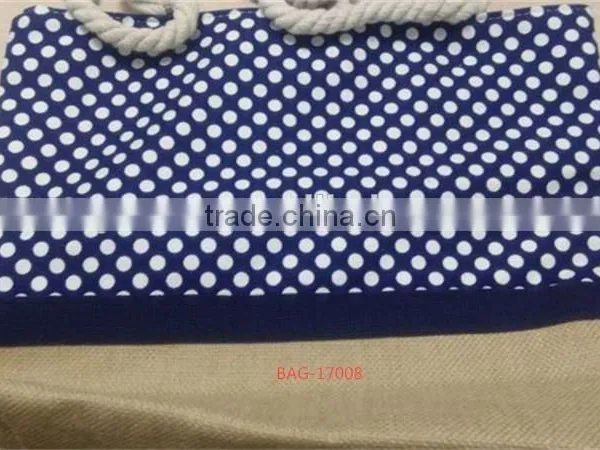 2017 2018 YIwu Hot Wholesale Fashion High Quality Classic Cavas Tote Beach Bags photo-2