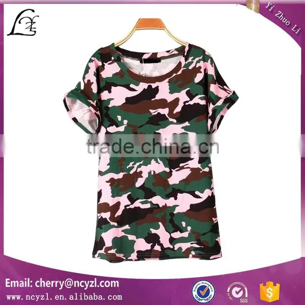 Custom Wholesale Women Camouflage Uniform t Shirt or Suit photo-3