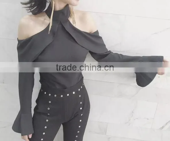 4669 Runwaylover High Waist Sexy New Design off Shoulder Sexy Top photo-3