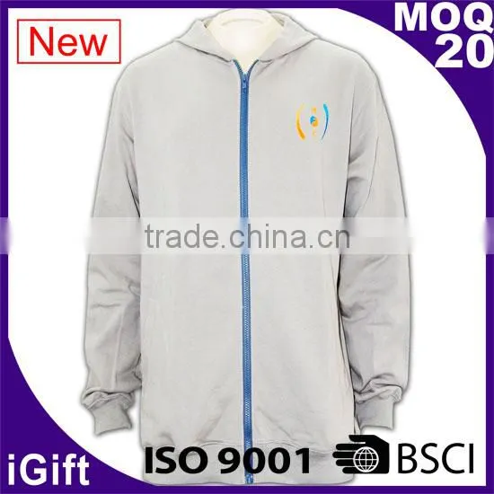 Oeko-Tex Standard 100 Cotton Fleece Men Thin Gym Hoodie photo-6