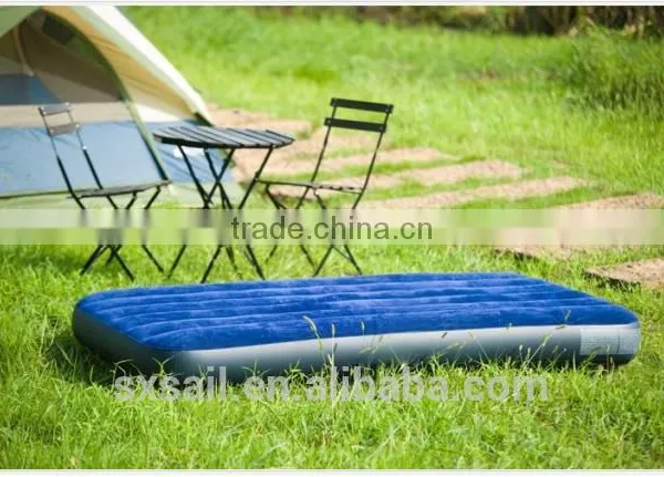INTEX Blue Flocking Air Bed Trumpet photo-3
