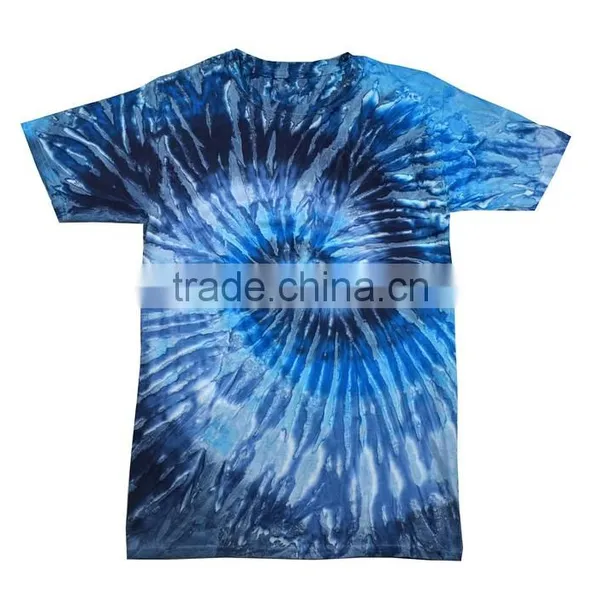 Guangzhou Shandao Factory Direct Sale Summer Casual O-Neck 190g 100% Cotton Custom Tie Dye Long Sleeve T Shirt photo-3