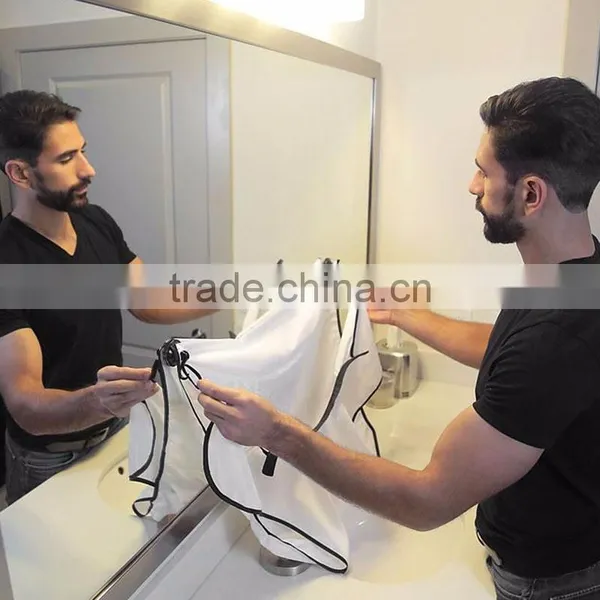 2016 New Beard Apron Gown Robe Trimmer Shaving Beard Catcher New Year Gift For Father Boyfriend Health Care Styling Accessory photo-3