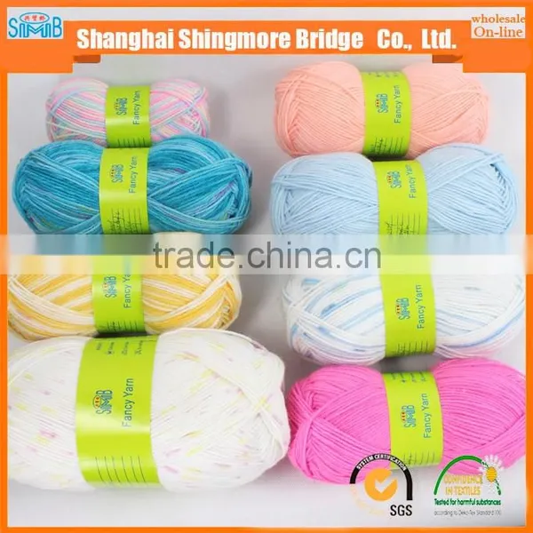 China Yarn Supplier Cheap Wholesale High Quality Double Acrylic Yarn 100% With 50 Gram for Hand Knitting photo-6