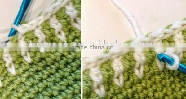 Crochet Farm Hat With Picket Fence Border Baby Diy Handmande Hat Sets photo-5