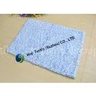 100% Polyester Spotted Patterned Bathroom / Living Room Carpets Microfiber Mat