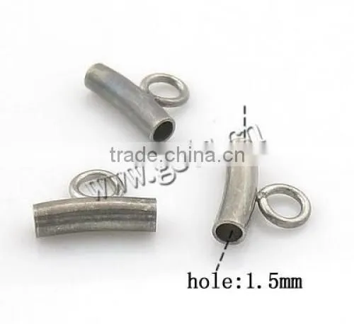 New Stainless Steel Tube gold plated beads