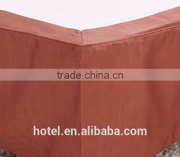 Hotel Bed Skirt,popular Bed Skirt for Hotel Using, Fitted Bed Skirt photo-5