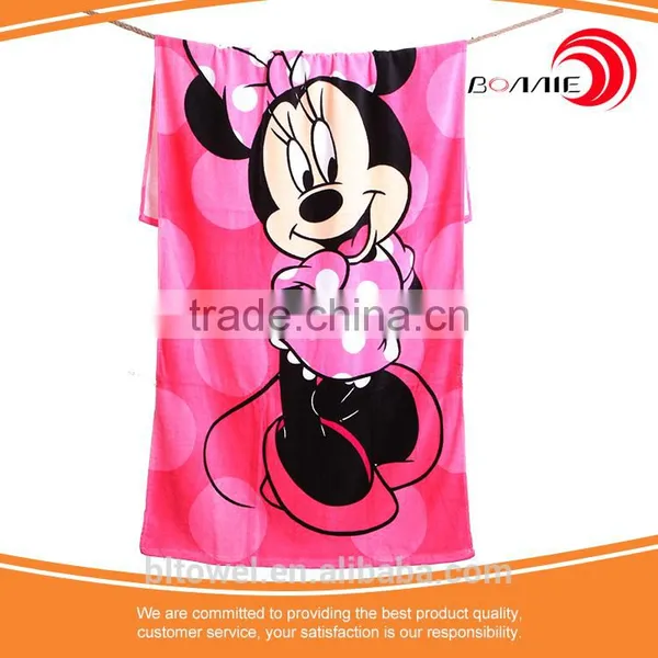 High Quality Durable Using Various Cotton Suede Digital Printed Beach Towel