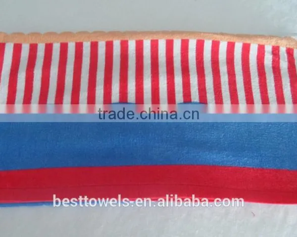 China Wholesale Cheap Printed Velour Kid Beach Towel photo-2