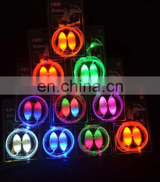 PU Material Led Flashing Shoelace for Night Party photo-2