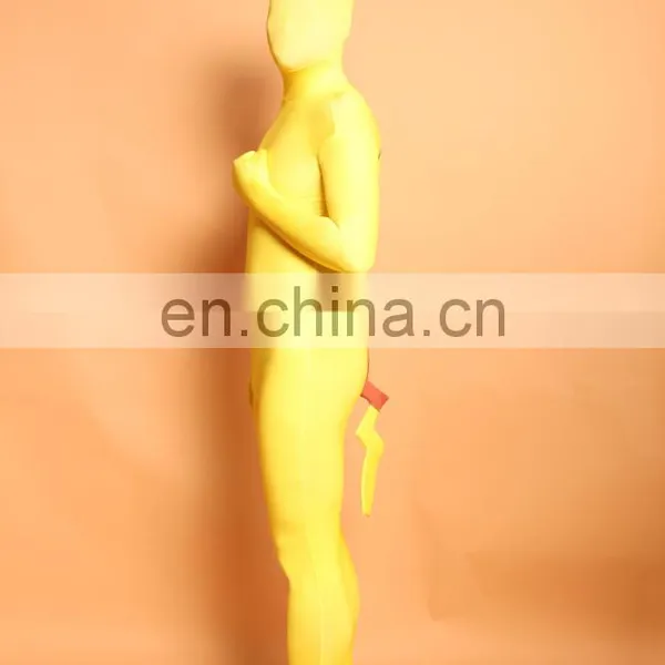 2016 Full Body Pikachu Pokemon Lycra Spandex Zentai Unisex Party Cosplay Suit photo-4