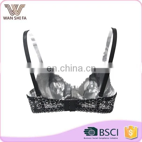 Latest Design Flower Pattern Net Adjustable Fashion Nylon Teenager Bra photo-3