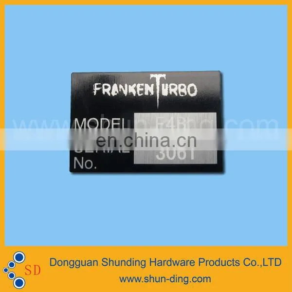 Advanced Printing Metal Machine Label With Serial Number photo-2
