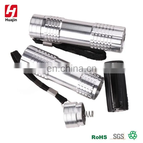 Chirsmas Promotional Gifits EDC Aluminum Alloy 9 LED Flashlight,torch photo-5