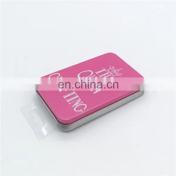 Custom Rectangular Colored Name Gift Card Packaging Metal Case Tin Box photo-6