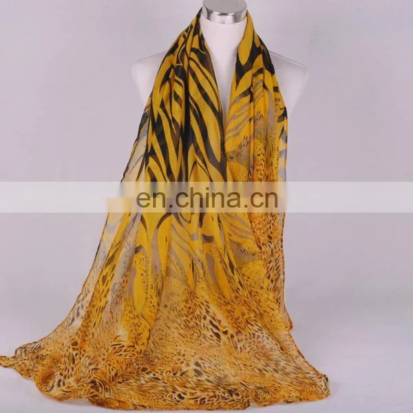 Cotton Voile Scarves With Different Imprinting Spring Scarves 180*90cm photo-5