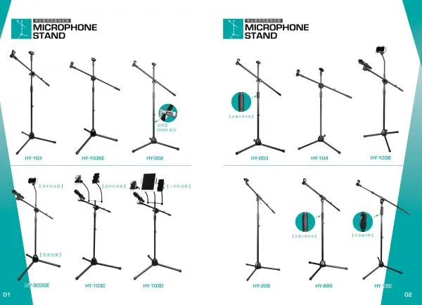 Microphone Bracket Microphone Stand Height Adjustable for Wireless or Wired Micphone Mini Microphone Holder Foldable photo-2