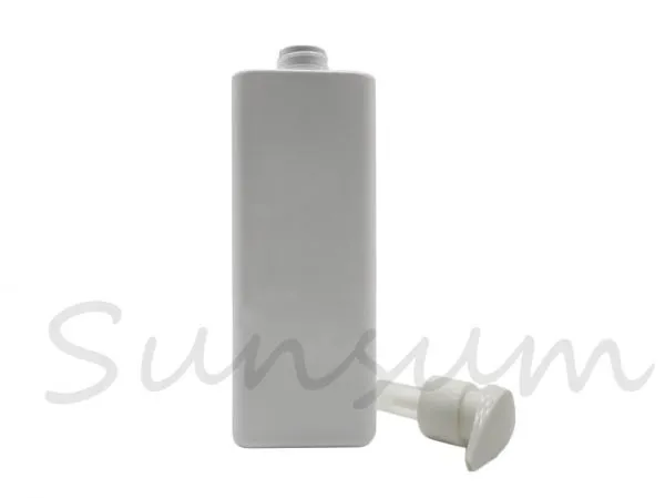 500ml White Shampoo Hair Care Products Pump Shampoo Bottle photo-2